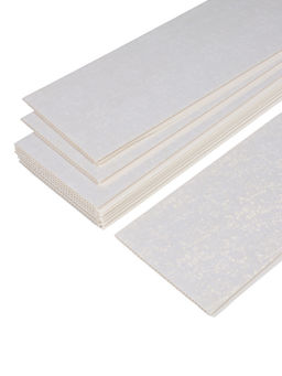 Цена за 10 шт. Стеновая панель ПВХ ламинированная «Змеиная кожа», 2700×250 мм, цвет бежевый