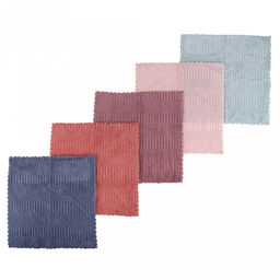 Салфетка для уборки 30х30см "Блеск", микрофибра, набор 5шт (Китай)