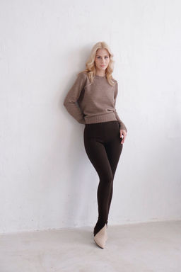 11174 Леггинсы тёмно-коричневые - Martichelli фото 2