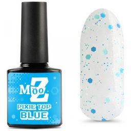 Pixie Top MOOZ Blue глянцевый топ без л/с