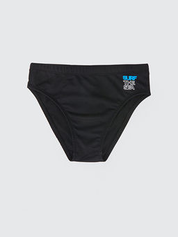 Bask?l? H?zl? Kuruyan Erkek ?ocuk Slip Mayo