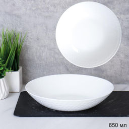 Тарелка глубокая суповая 203 мм белая / ZSSP80 (WHITE) /уп 48/