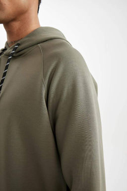 DeFactoFit Спортивная толстовка стандартного кроя с капюшоном для подводного плавания  фото 5