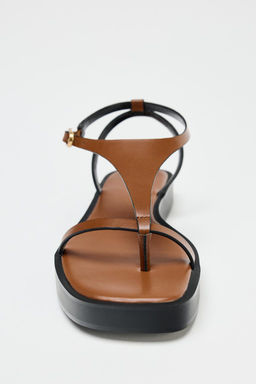 STRAPPY PLATFORM SANDALS - Zara фото 5