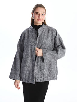 Kolej Yaka Oversize Kad?n Bomber Mont