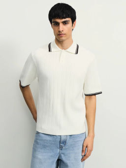 Джемпер поло фактурной вязки / Zarina фото 3