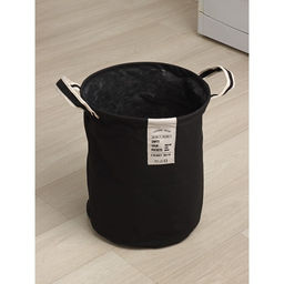 Корзина для белья Доляна Laundary, 3545 см, чёрная фото 4