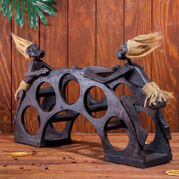 Подставка под бутылки Аборигены на мосту 32х60х15 см