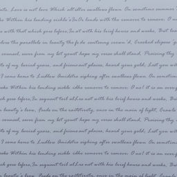 Цена за 20 шт. Пленка для цветов «Послание», белый, матовая, 58 см × 58 см