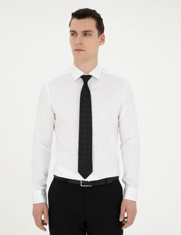 Beyaz Ex. Slim Fit Uzun Kollu Basic G_mlek