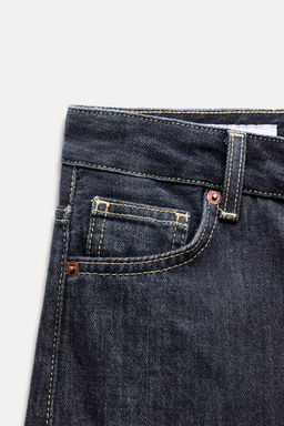 RELAXED FIT FOLD-UP LOW-RISE JEANS - Zara фото 19