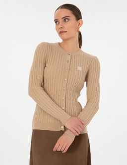 Bej Melanj Ex. Slim Fit Triko H_rka
