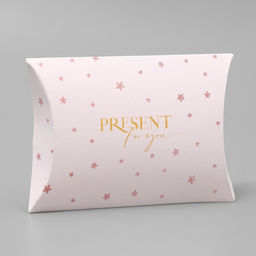 Цена за 5 шт. Коробка подарочная складная фигурная, упаковка, Present for you, 11 х 8 х 2 см