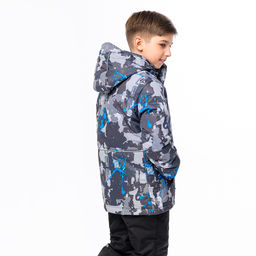 RODOS Куртка для мальчика зима М-195 КурткаВБ Серый/Голубой  фото 14