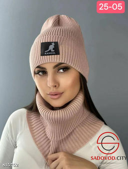 Набор 2в1 шапка и снуд женский - Bruno фото 5