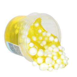 Цена за 2 шт. Слайм «Фантастическое существо», с шариками, желтый