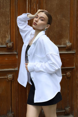 Рубашка женская, белая