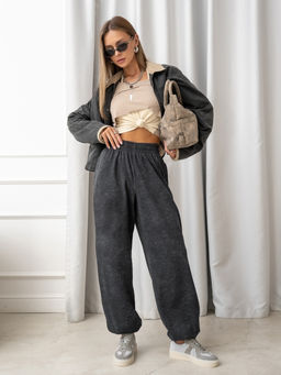 Брюки джоггеры (хлопок 95%, лайкра 5%)