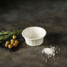 Рамекин Доляна Маффин, 150 мл, d=8.7 см, керамика, белый  фото 5