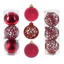 Набор из 3шт, Украшение новогоднее Шар "Трио фэнтези", D8 см, L8 W8 H24 см