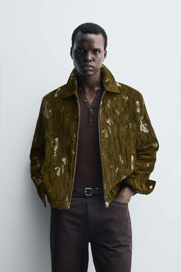 TEXTURED JACQUARD JACKET - Zara фото 2