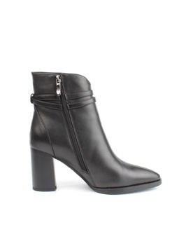 04-M3-L835 BLACK Ботильоны зимние женские (натуральная кожа, натуральный мех) - Фабричный китай фото 11