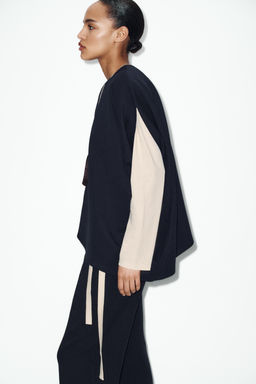ASYMMETRIC INTERLOCK CAPE - Zara фото 3