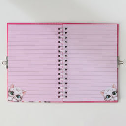 Блокнот на замочке А6, 50 л С 8 Марта