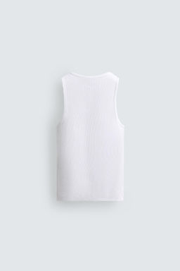 BASIC RIBBED TANK TOP - Zara фото 14
