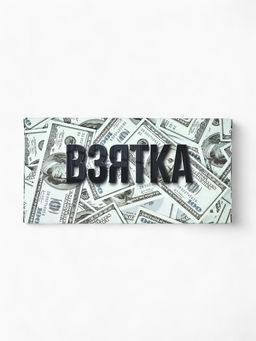 Цена за 5 шт. Коробка для шоколада, кондитерская упаковка, «Взятка», с окном, 17.3×8.8×1.5 см