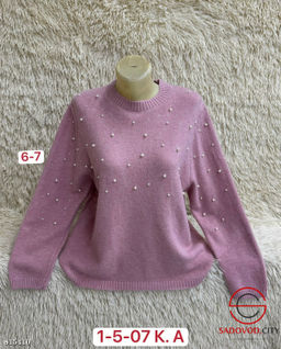 Свитер женский с бусинами - Bruno фото 3