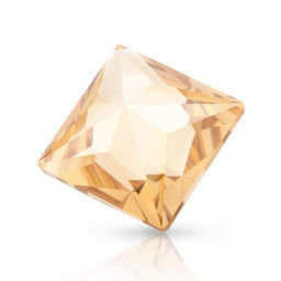 Страз клеевой "PRECIOSA" 438-23-220 цветн. 5 х 5 мм стекло 24 шт в пакете св.табачный (lt.colorado topaz 10330)