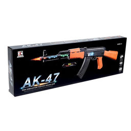 Автомат АК-47, свет, звук, работает от батареек - Simaland фото 4