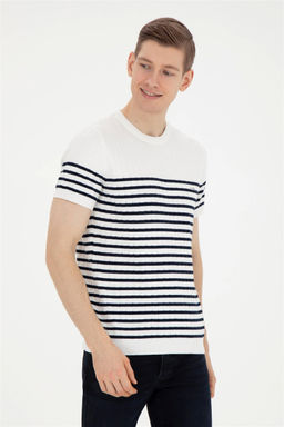 Мужской свитер цвета экрю - U.s. polo assn фото 3