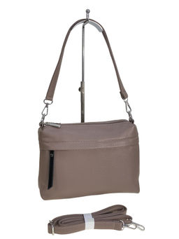 Женская сумка из искусственной кожи, цвет темная пудра