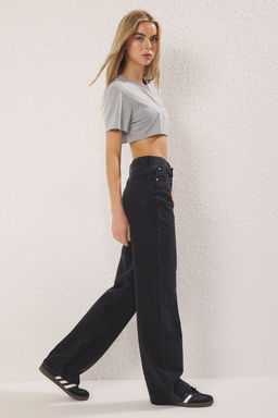 Trendyolmilla Ac?k Mavi Yuksek Bel Wide Leg Jeans TWOSS25JE00278  фото 6