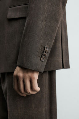 CHECK SUIT BLAZER - Zara фото 6