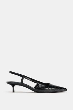 EMBOSSED SLINGBACK SHOES - Zara фото 2