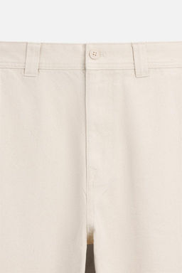 STRAIGHT-LEG TWILL TROUSERS - Zara фото 8