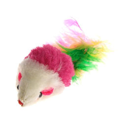 Набор игрушек для кошек: 2 мыши: 5/6 см, шарик 3.8 см, цвет МИКС