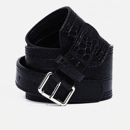 Ремень женский, ширина 6.7 см, пряжка металл, цвет чёрный - Simaland фото 5