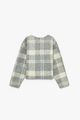 SOFT CHECK SWEATSHIRT - Zara фото 8