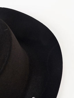 УЦЕНКА Карнавальная шляпа большие поля, р-р 56-58 чёрная