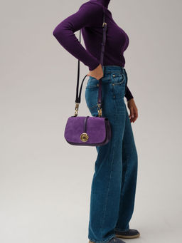 Кросс-боди сумка Azaro 30805 фиолетовая орхидея