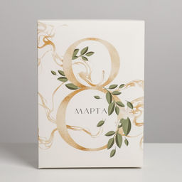 Коробка подарочная складная, упаковка, 8 марта, 21?15?7 см