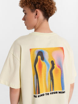 Футболка мужская желтая с надписью never ending нефрит +печать 111927 - Mark formelle фото 6