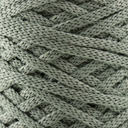 Шнур плоский 3 мм полиэфирный в клубках 100м/170г (+/- 5%) пыльный ментол - 21