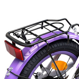 Велосипед 14" Rocket Gem, цвет белый/фиолетовый