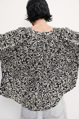 Blusa con mangas globo - H&m фото 5