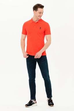 Мужская красная базовая футболка - U.s. polo assn фото 16
